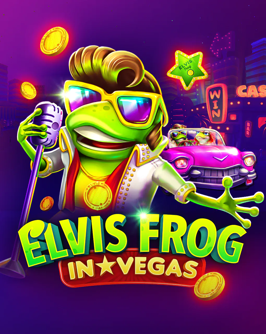Elvis Frog In Vegas - JETPLANE168