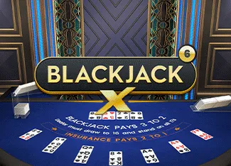 Blackjack X 6 - Azure - JETPLANE168